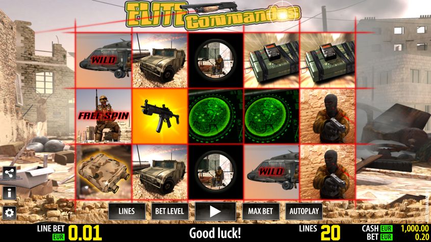 slot machine elite commandos gratis